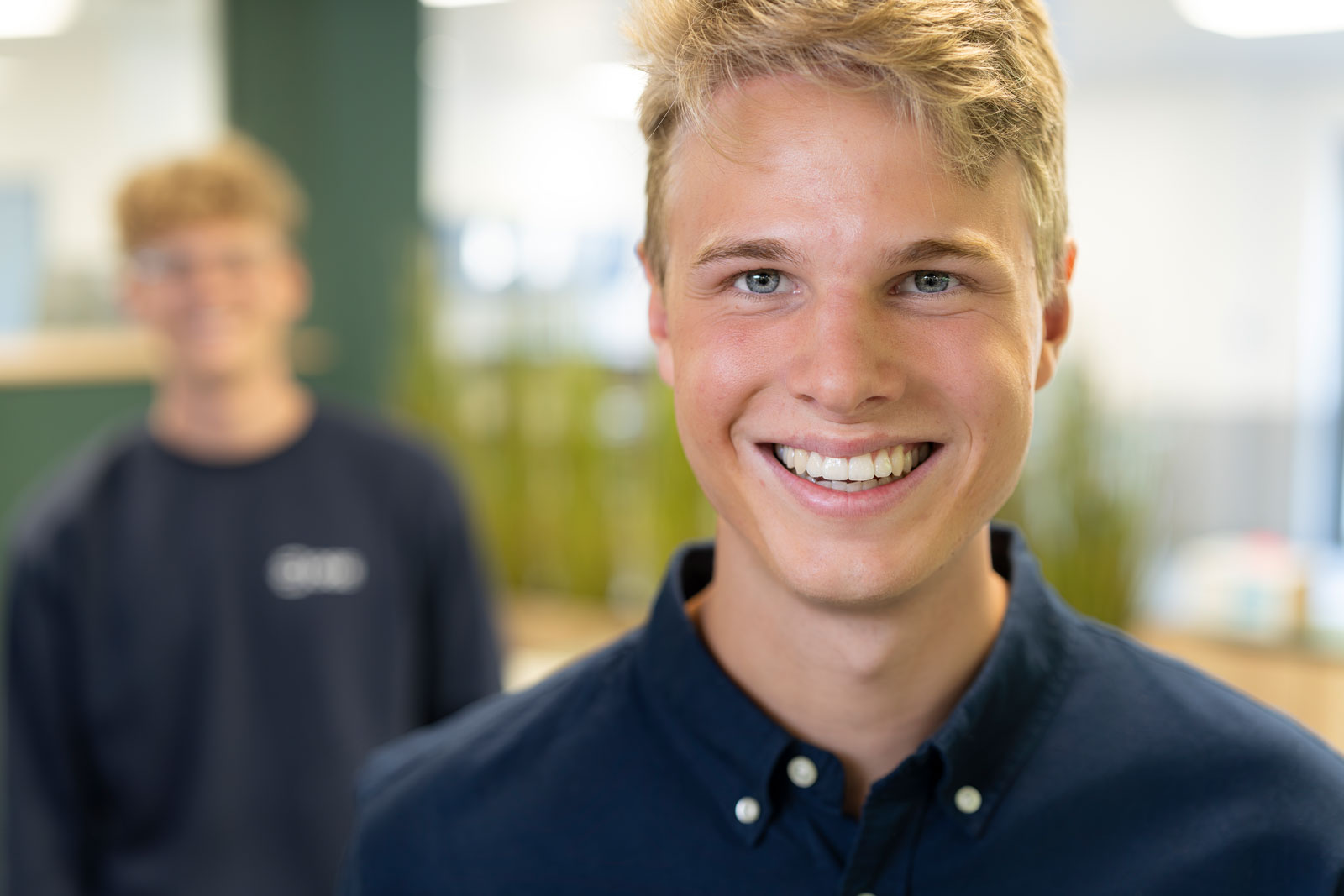 Portrait of our trainee Simon